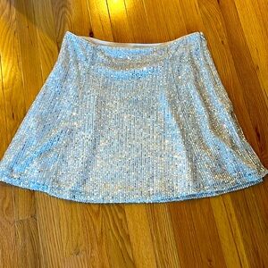 LOFT SEQUIN SKIRT, SIZE 12. Like new